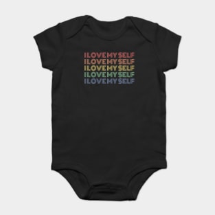 I Love Myself Baby Bodysuit